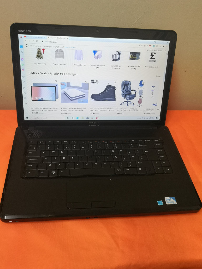 Dell Inspiron Laptop on Windows 10. 