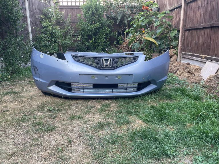 Honda Jazz 2008-2015 light blue front bumper