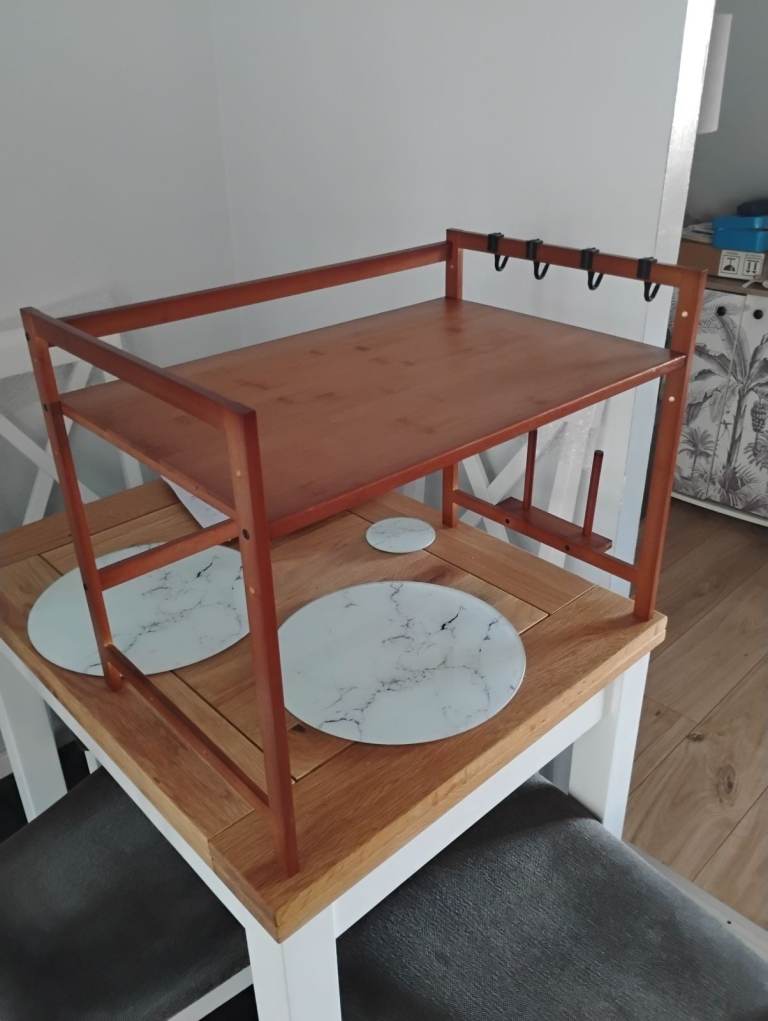 image for Over microwave shelve unit new