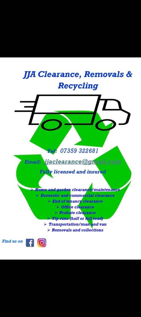 JJA clearance removals recycling 
