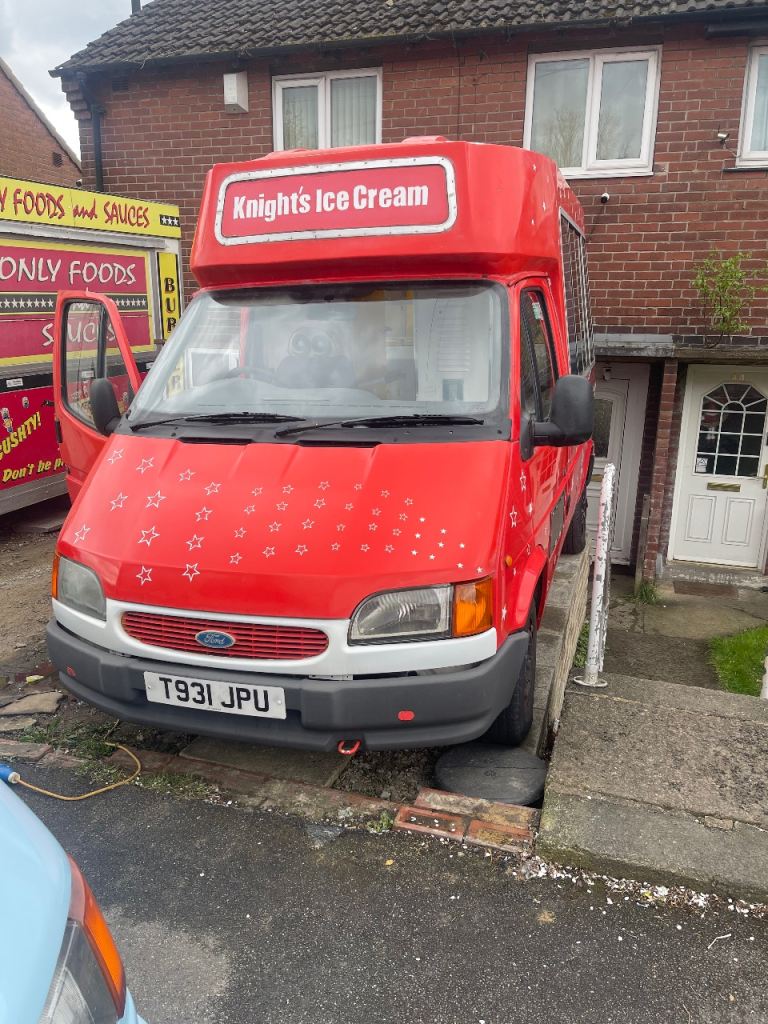 Ice cream van Ford transit 
