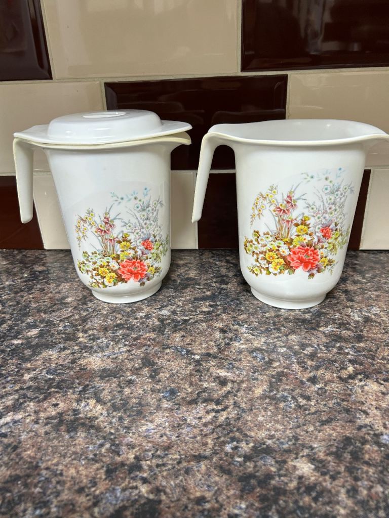 Two melamine jugs