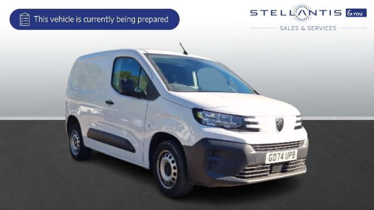 2025 Peugeot Partner 1.5 BlueHDi 100 Professional Van PANEL VAN DIESEL Manual