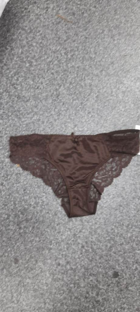 Brand New Women's Lace Detail Panties – Brown