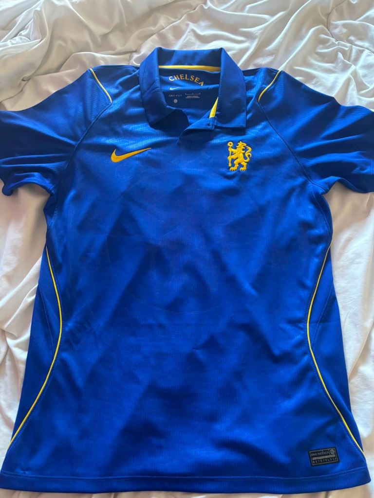 Chelsea Nike Football Shirt - Blue & Yellow, Good Condition
