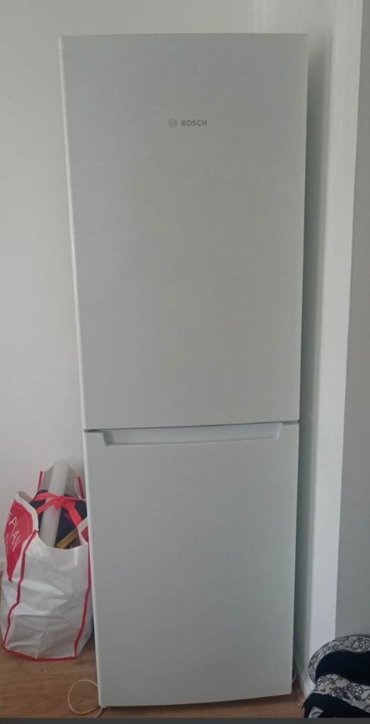 White Freestanding Tall Fridge – Good Condition