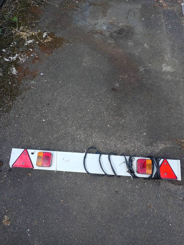 Trailer board with lights 