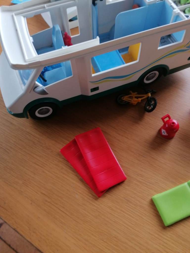 Playmobil Camper Van Toy with Figures and Accessories