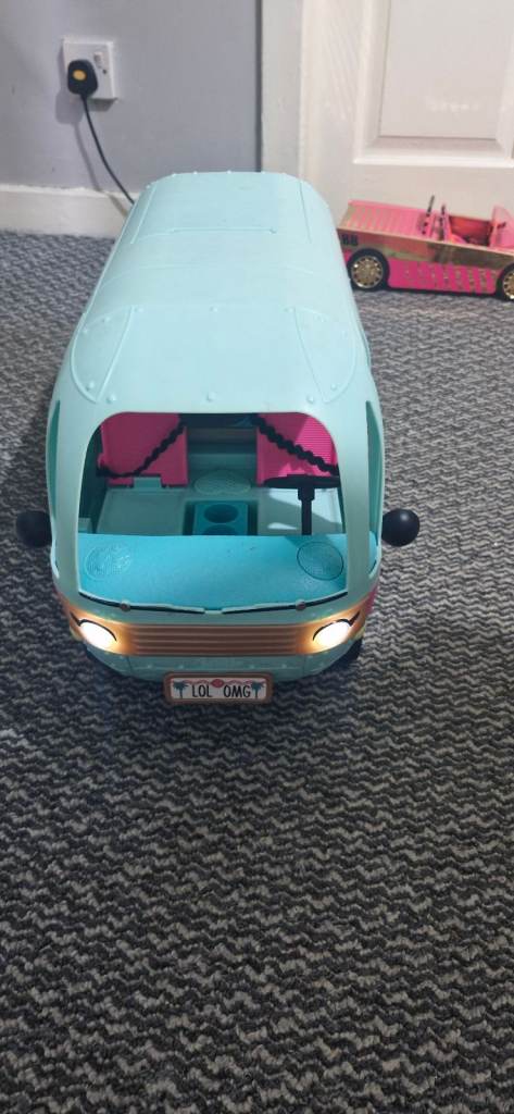 LOL dolls and campervan and car