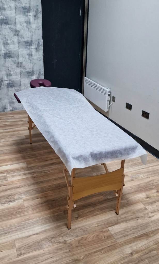 Waxing, body scrub and massage