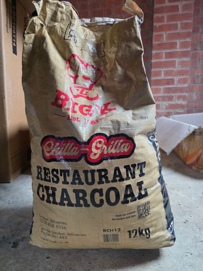 Big K Chilla-Grilla 12kg Restaurant Charcoal – used only once | in ...
