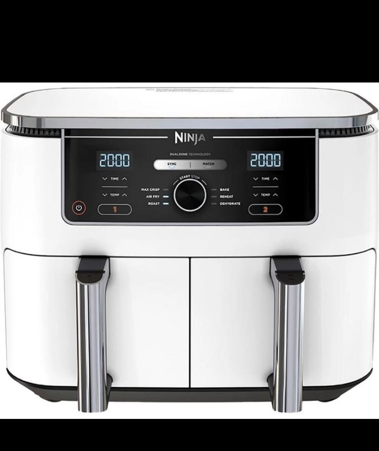 Ninja Dual Zone Air Fryer – Brand New, White
