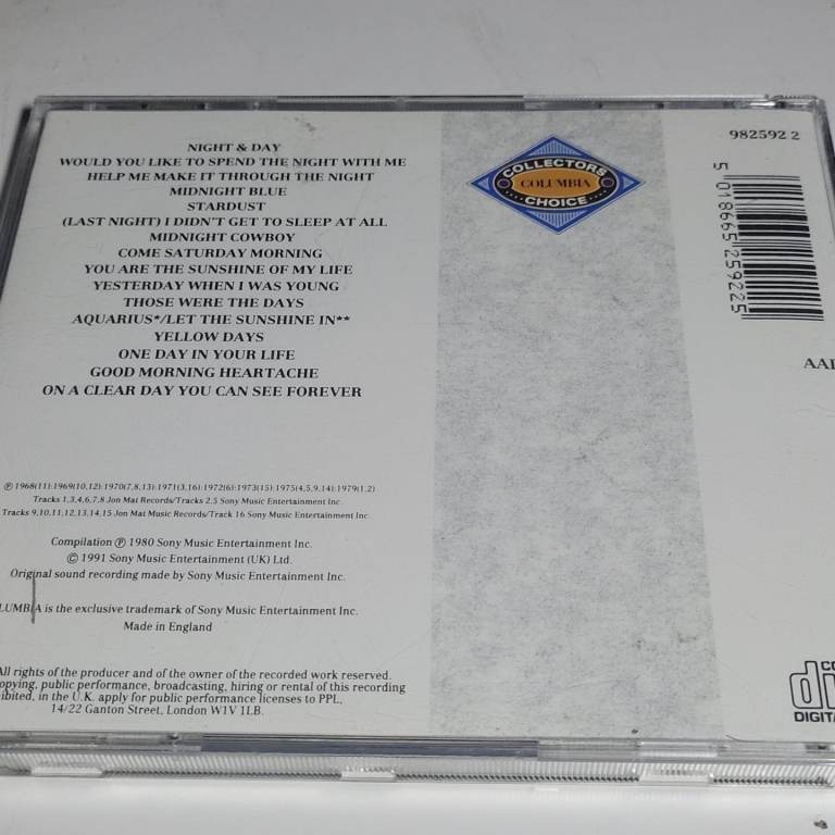 Mathis,Johnny - Night & Day - Mathis,Johnny CD  Album Excellent Condition aa21