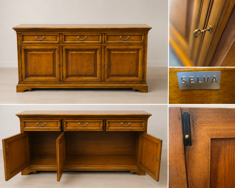 SELVA Italian Sideboard / Buffet Cabinet – Made in Italy – Solid Quality Furniture
