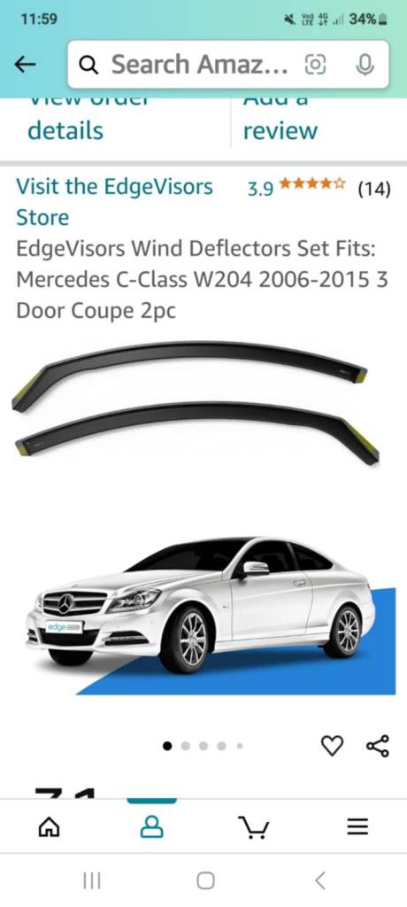 Mercedes-Benz C Class coupe Heckos 