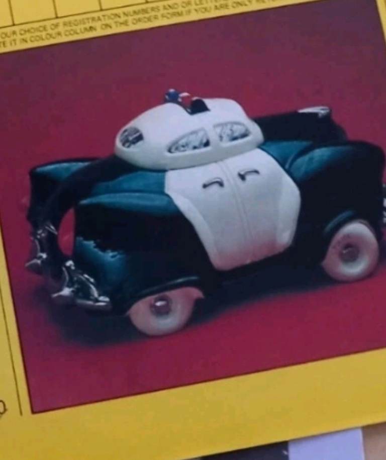Wanted Cookie jar police car