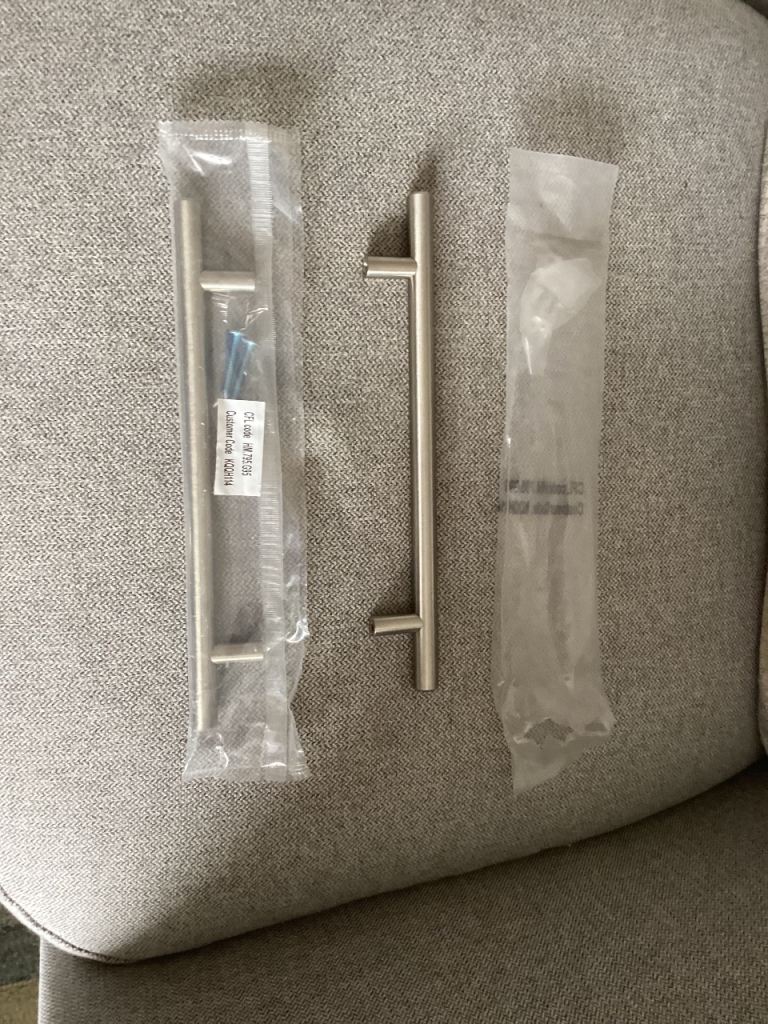 25 t bar kitchen handles brushed nickel pickup rutherglen 