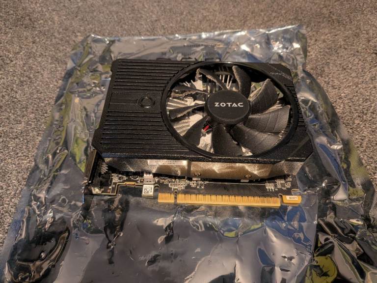 Desktop PC components - Intel i3-7100, GTX 1050Ti, plus Mini-ITX mobo and PSU