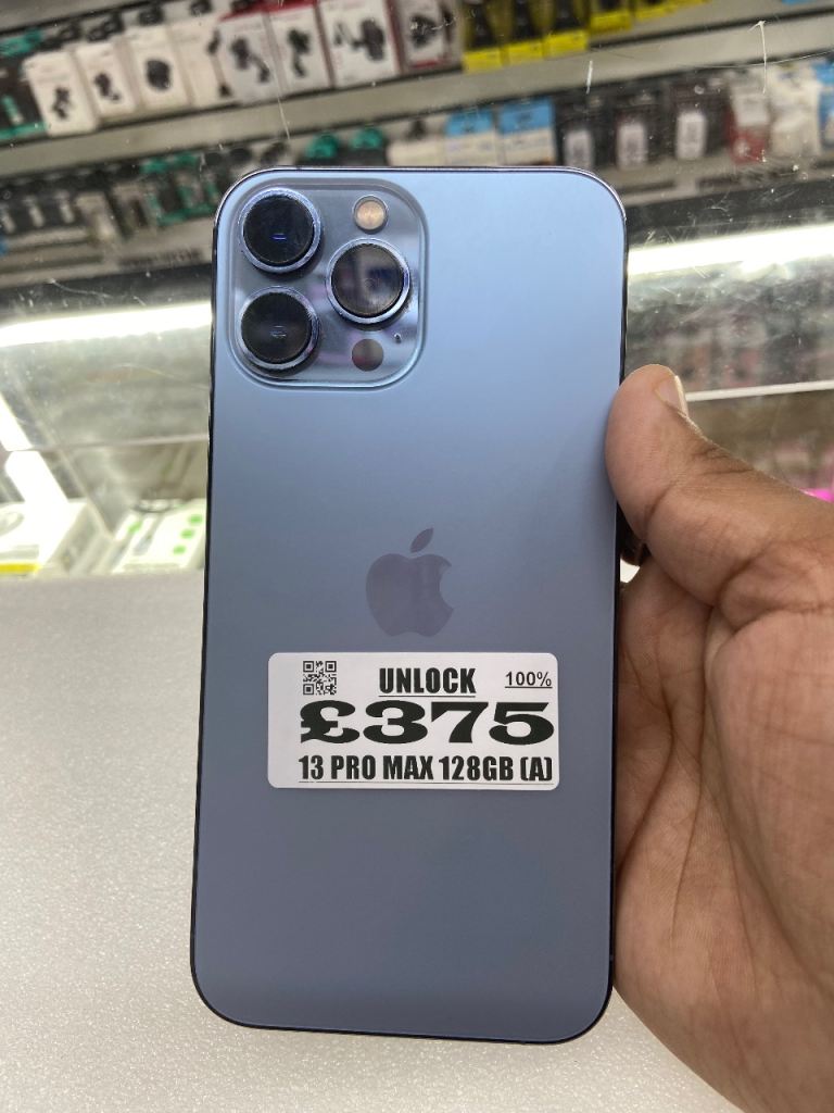 Apple iPhone 13 Pro Max 128GB – Unlocked, Blue