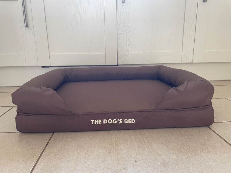 The Dogs Bed, Orthopaedic Memory Foam with Bolster