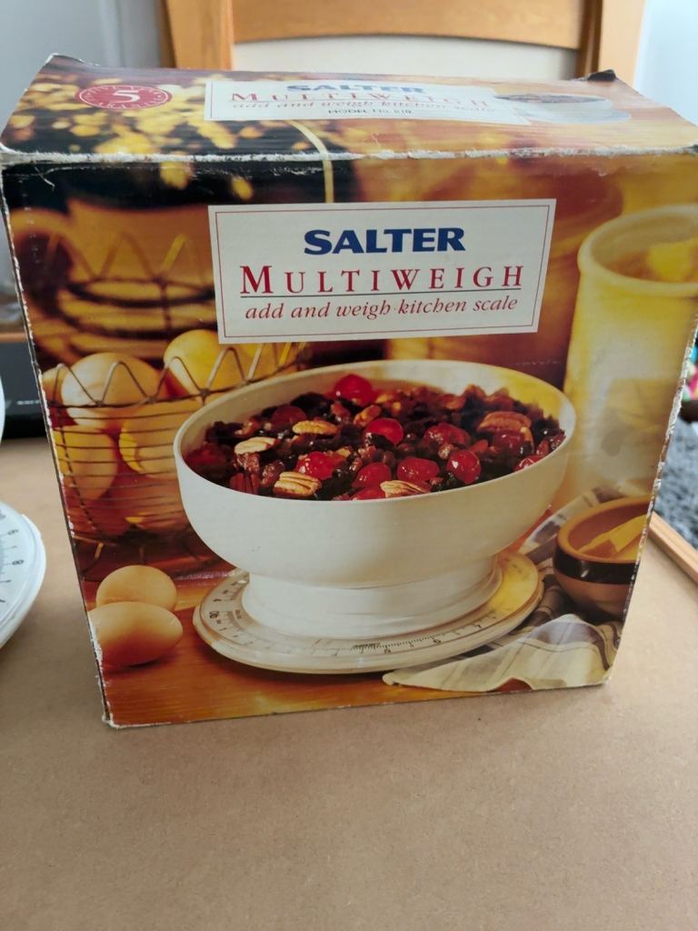 Salter Multiweigh Kitchen Scales – Boxed, Good Condition