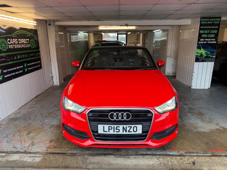 2015 Audi A3 Cabriolet 2.0 TDI S line S Tronic Euro 6 (s/s) 2dr CONVERTIBLE Diesel Automatic