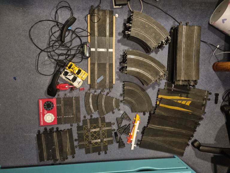 Scalextric Job Lot - Track, Controllers etc
