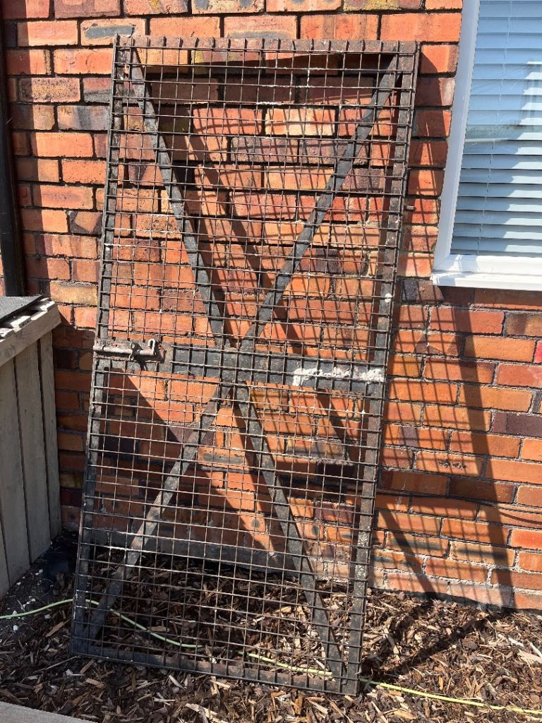 Metal garden gate 