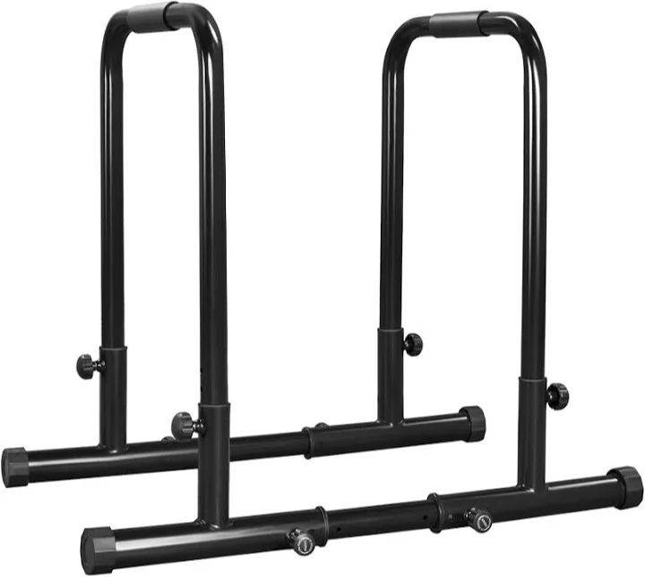 image for Dip Bar Station Stands Pull Up Bars Parallel Heavy Duty Dip Bars 227kg Capacity