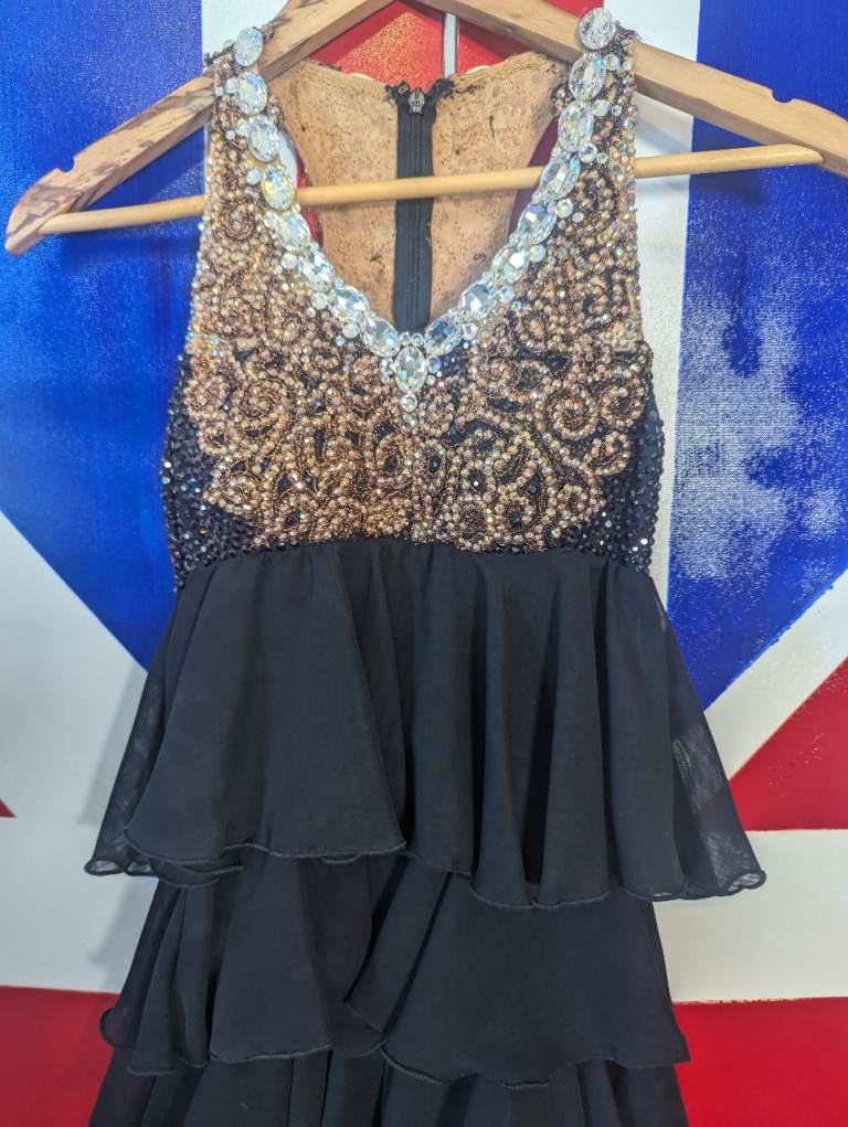 NEW 'DSI'  SWAROVSKI CRYSTAL LATIN DANCE DRESS!  