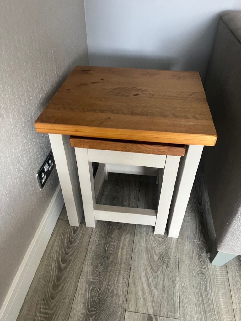 Side tables and tv unit