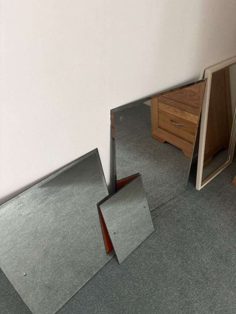 Selection of Wall Mirrors - Various Sizes, Good Condition