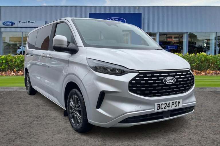 2024 Ford Tourneo Custom 320 Titanium AUTO L2 LWB 9 Seat Minibus FWD 2.0 EcoBlue 136ps Low Roof A...