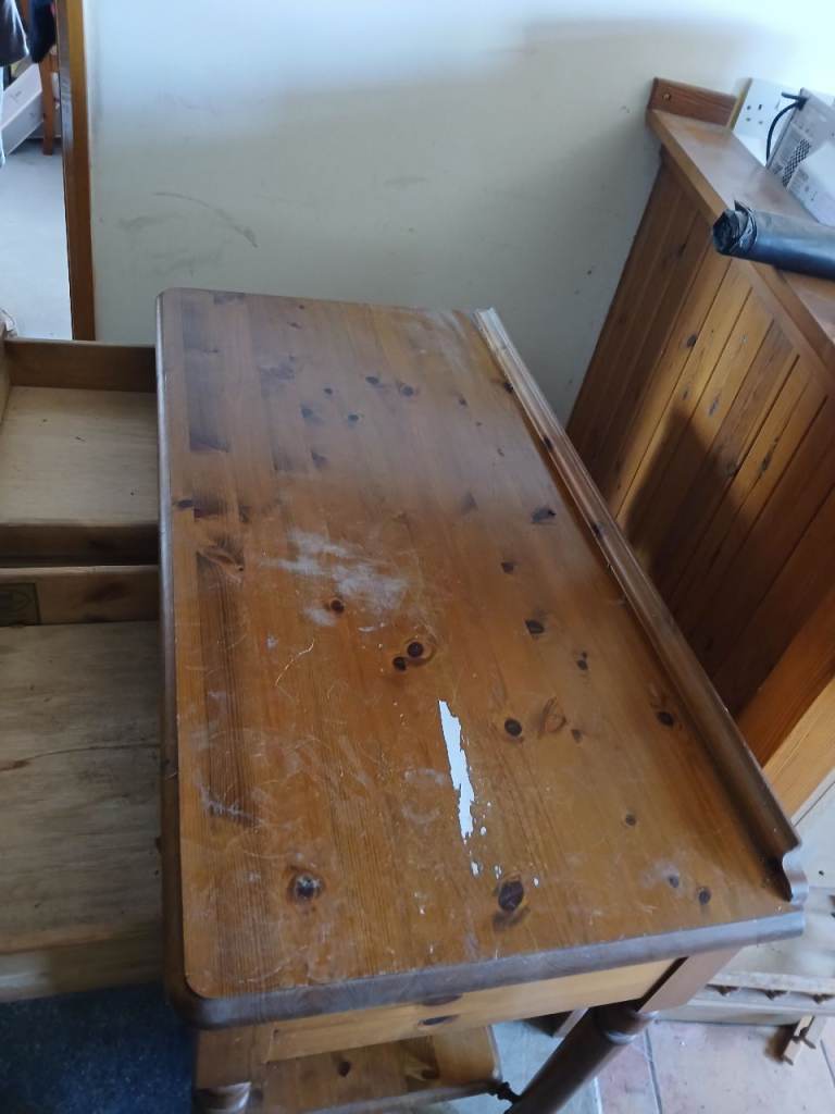 Small pine table