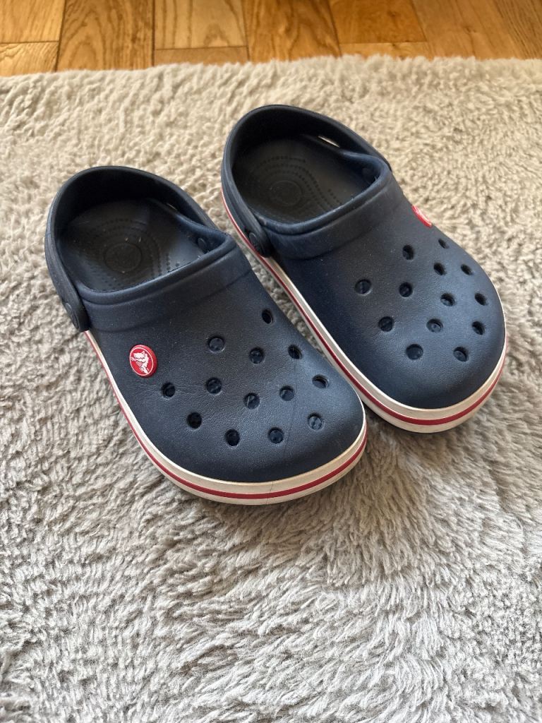 Boys junior size 2 crocs 