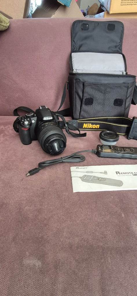 Nikon D3100 DSLR Camera + 18–55mm AF-S Lens & Accessories
