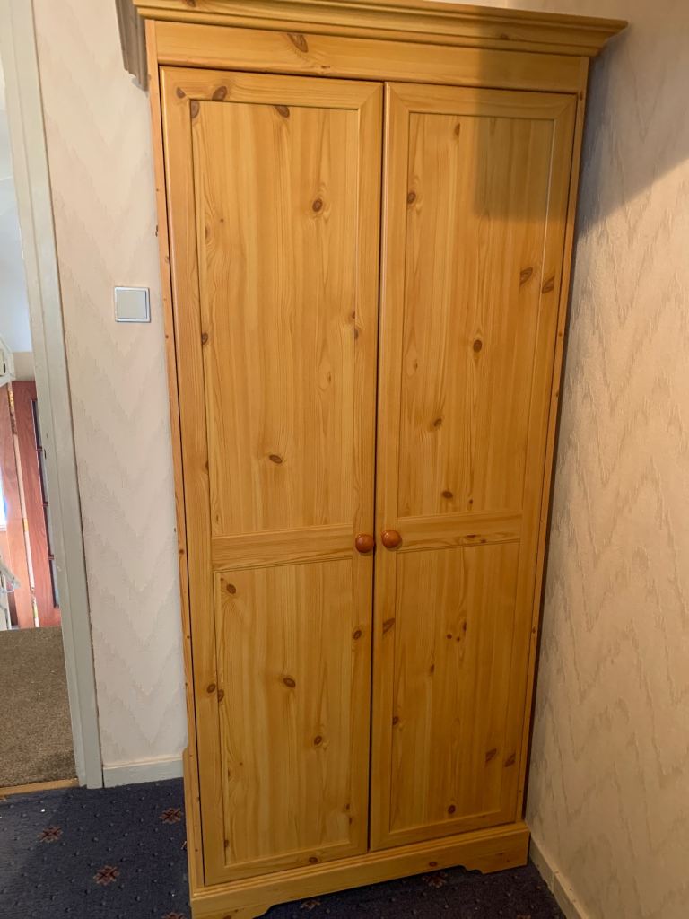 pine wardrobe 