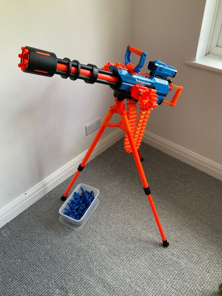 Nerf gun automated large with foam bullets 