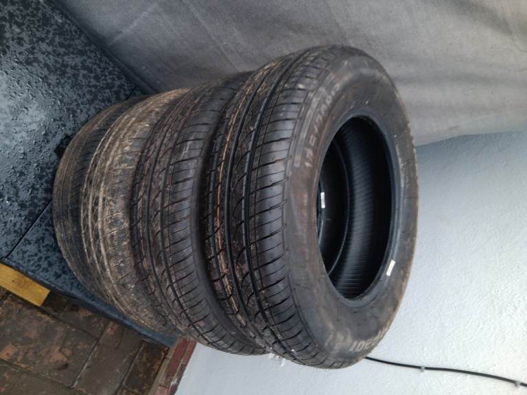Four as new tyres 175/70 13