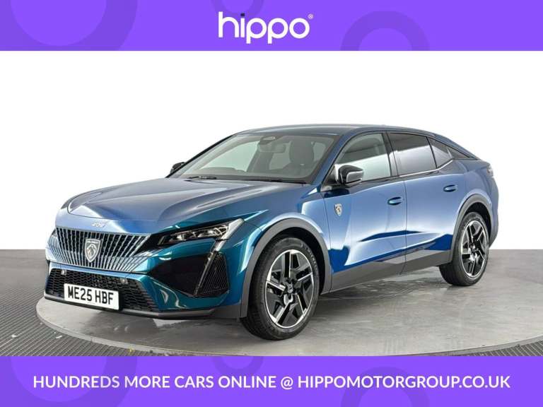 2025 Peugeot 408 1.2 GT Fastback 5dr Petrol Hybrid e-DSC6 Euro 6 (s/s) (145 ps) HATCHBACK Petrol/...
