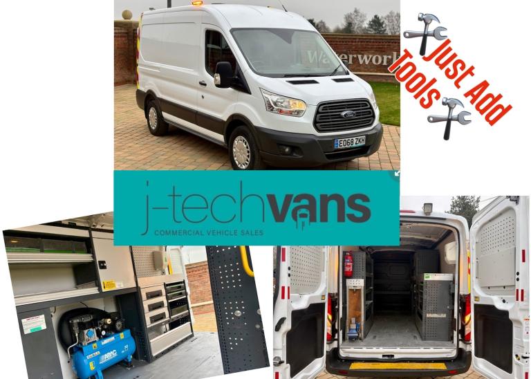 2018 Ford Transit T350 2.0 TDCi 130ps Mwb / Semi High Roof Van ***Mechanic / Engineers Van*** PAN...