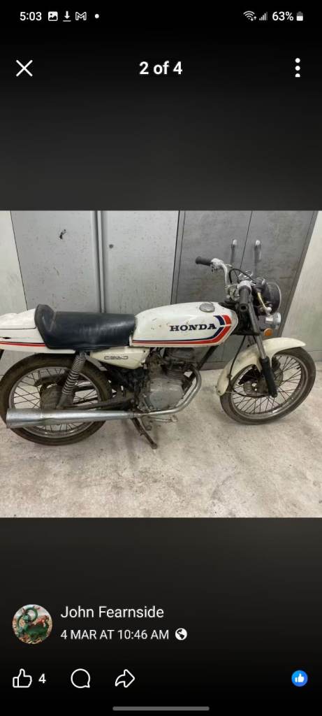 Wanted honda 50 cc or parts any condition 