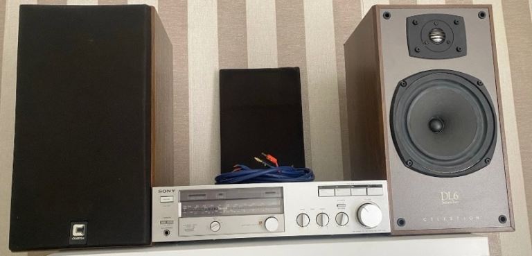 Sony Stereo STR-VX2 and Celestron DL6 Speakers