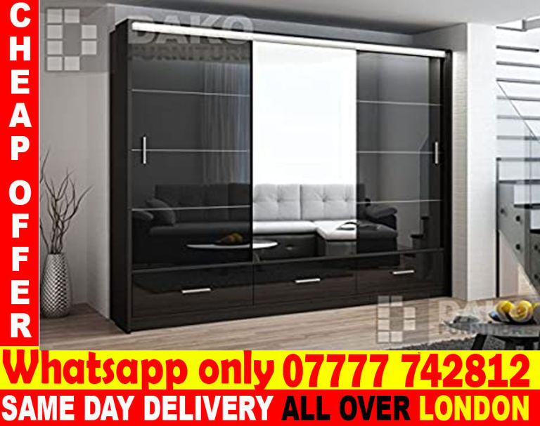 - FREE DELIVERY - WARDROBE 2 DOR AND 3 DOR BRAND NEW (rvtbyn