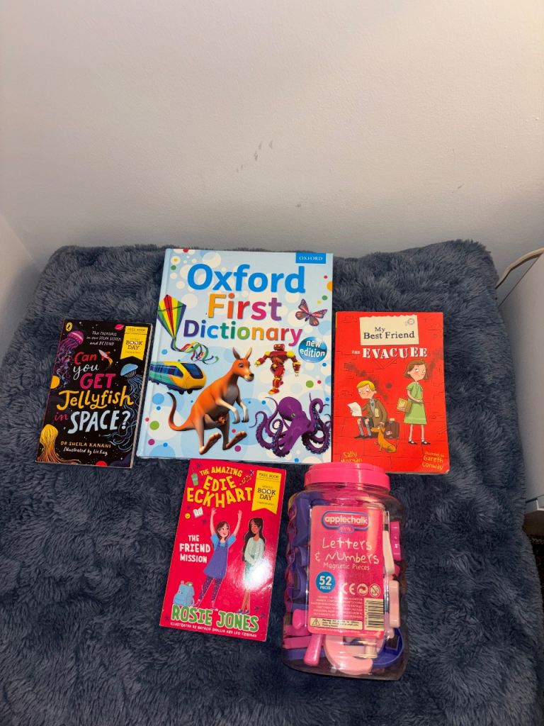 Kids Books and Magnetic Numbers 