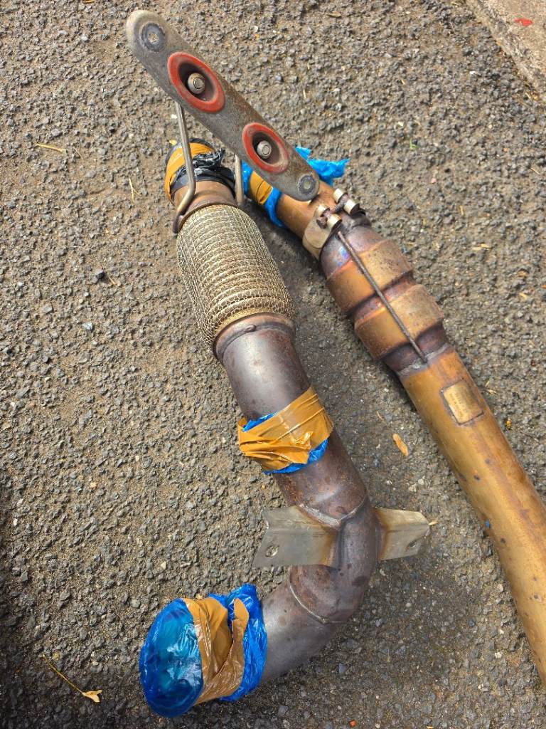 Audi s3 8v milltek decat and centre pipe
