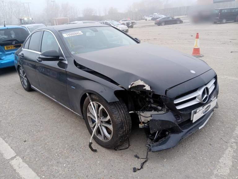 BREAKING MERCEDES C CLASS 2.0 PETROL 2017 STOCK NUMBER YY74