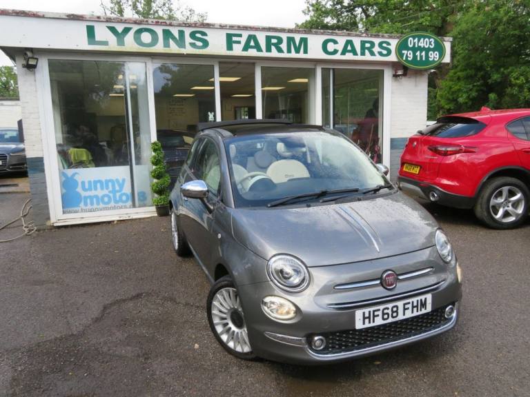 2018 68 FIAT 500C 1.2 LOUNGE CONVERTIBLE 2DR PETROL DUALOGIC EURO 6 (S/S) (69 BH