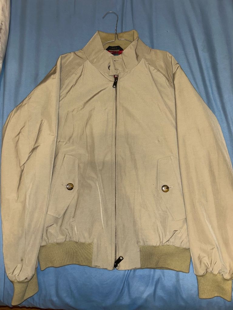 Beige G9 Baracuta Harrington Jacket 