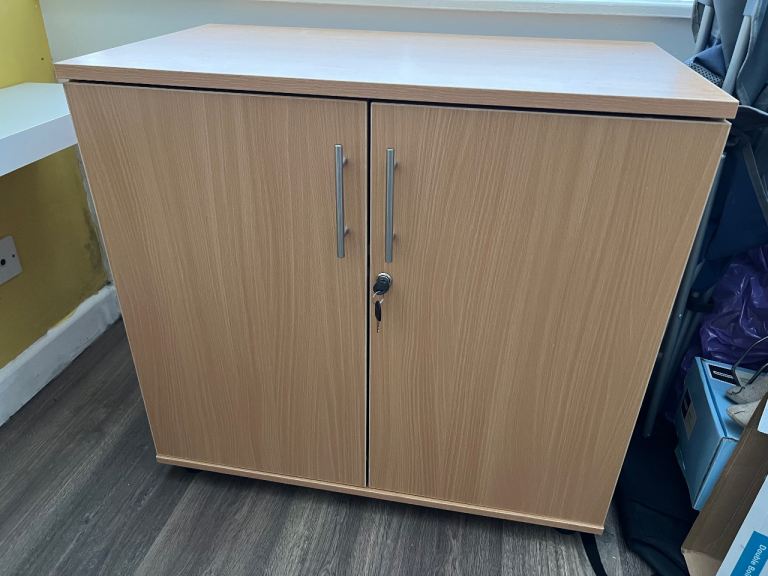 REDUCED!! Lockable storage cupboard